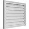 Ekena Millwork Vertical Surface Mount PVC Gable Vnt: Non-Functional, w/2"W x 1-1/2"H, Brickmould Frame, 28"W x 22"H GVPVE28X2202SN - alternate 2